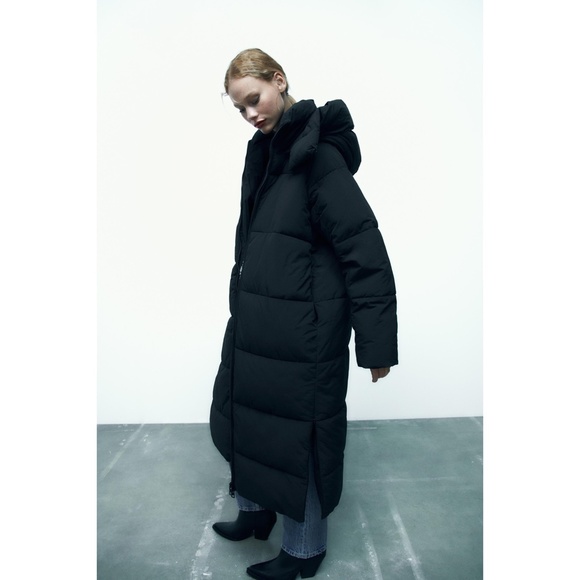 Zara Extra Long Puffer 2022/2023 NWT - Picture 3 of 4